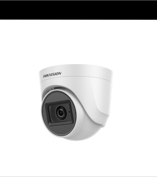 تصویر دوربین مداربسته دام با طراحی گنبدی نصب‌شده روی سقف 