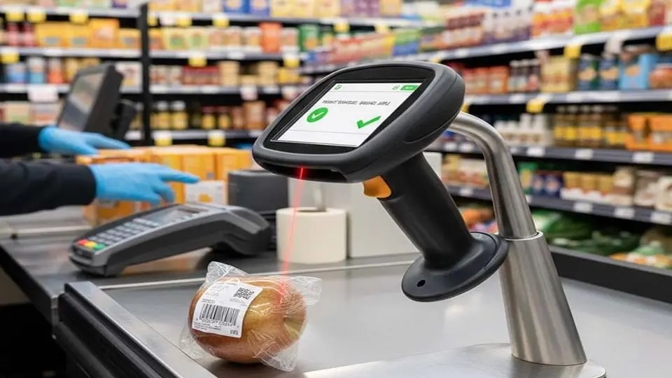 آموزش نحوه کار با بارکد خوان فروشگاهی